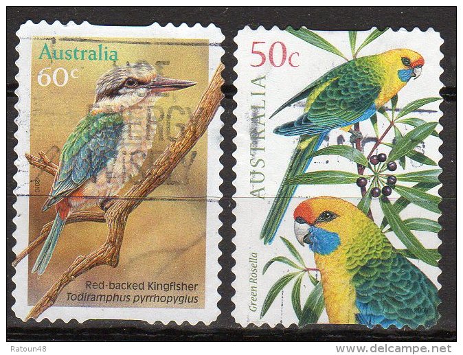 Lot    -n° 2305-3364 - Oblitéré - Oiseaux        - Australie - Parrots