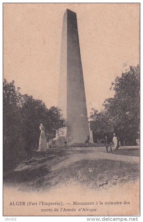 CPA Alger - Fort L´Empereur - Monument à La Memoire Des Morts De L´Armée D´Afrique  (6420) - Algerien