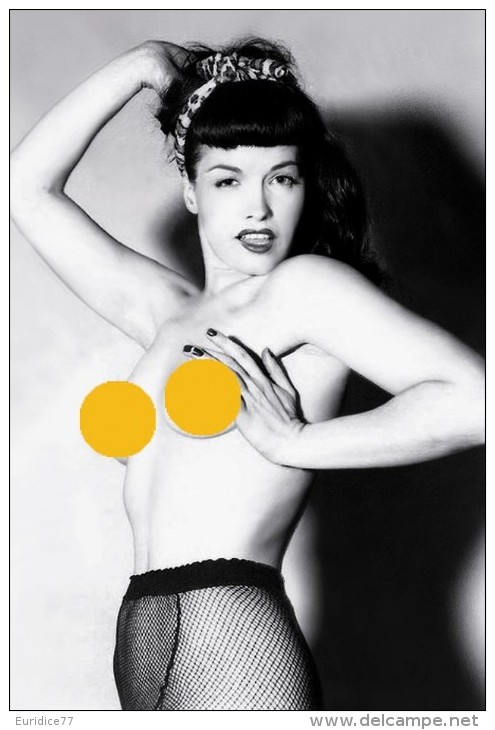 Pin Ups 50´s & 60´s Phothography GRAND FORMAT 20x27 Cm. - Bettie Page (Pin Up Queen)  Reproduction - Otros & Sin Clasificación