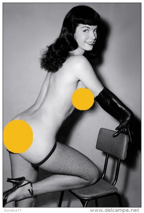 Pin Ups 50´s & 60´s Phothography GRAND FORMAT 20x27 Cm. - Bettie Page (Pin Up Queen)  Reproduction - Otros & Sin Clasificación