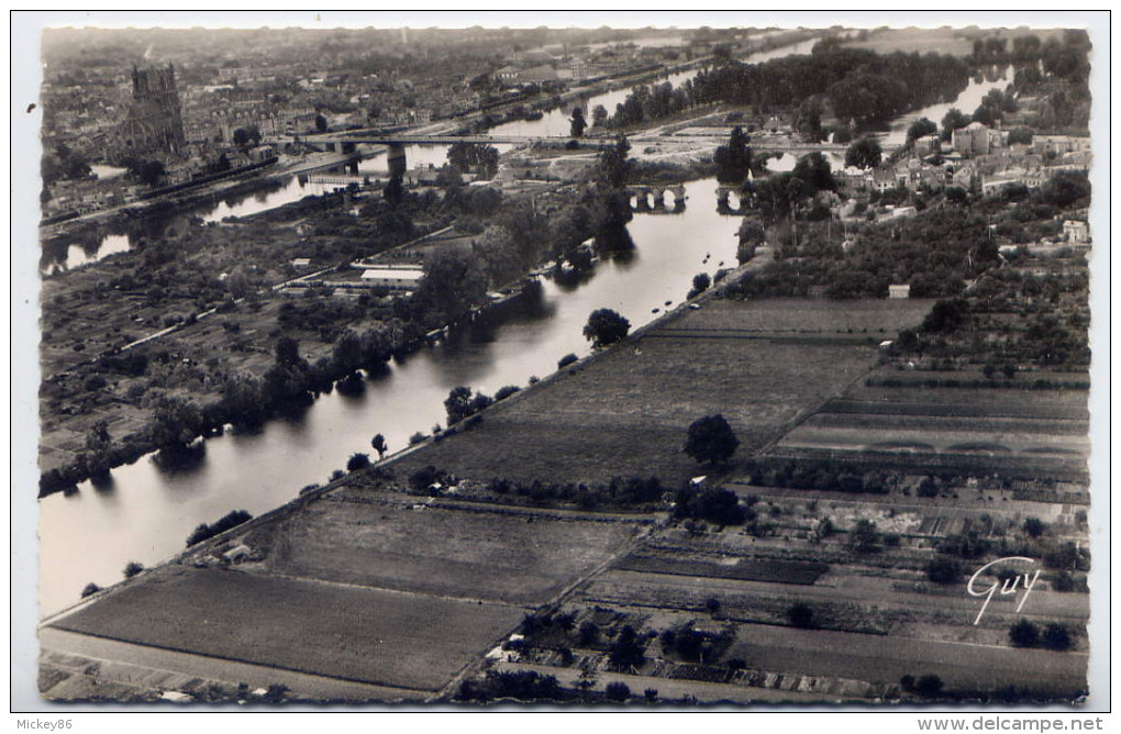 LIMAY--1957--En Avion Sur Limay,vue Aérienne,cpsm 14 X 9  N° 12471 éd Guy--carte Pas Très Courante - Limay