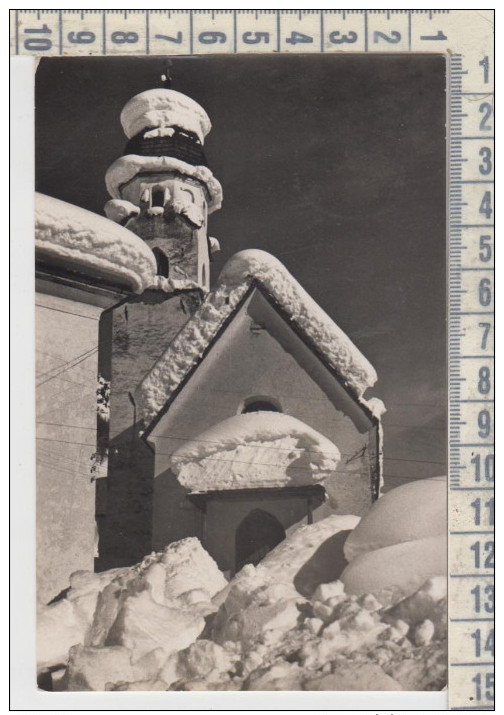 Canazei Trento  Pittoresca Visione Della Chiesa Di S. Sebastiano 1954 - Trento