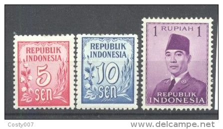 Indonesia 1951 Usuals, MH AF.024 - Indonesië