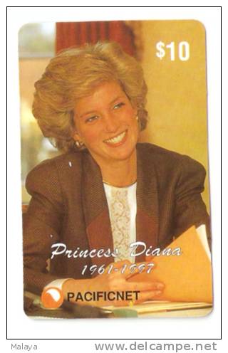 PRINCESS DIANA PHONECARD   $10  AUSTRALIA , 1997. LIMITED EDITION OF 2000 F - Other & Unclassified