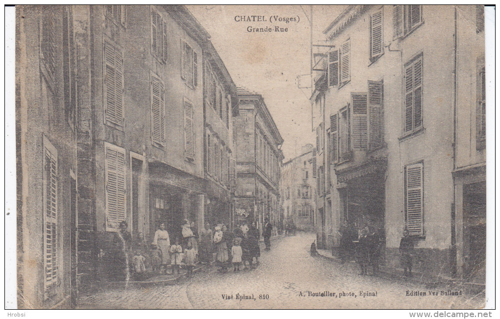 CHATEL,  Grande Rue, Non Circulée - Chatel Sur Moselle