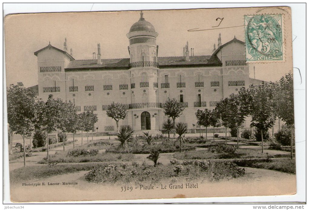 PIOULE. LE GRAND HOTEL . TBE  1906 - Autres & Non Classés