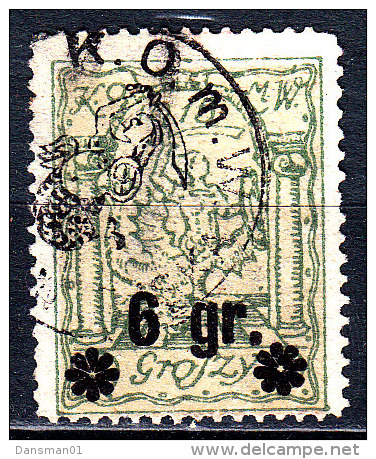 POLAND 1916 Warsaw Local Fi 10 Used - Variétés & Curiosités