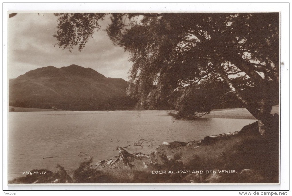 CP, ROYAUME UNI, ECOSSE, PERTHSHIRE, Loch Achray And Benvenue, Vierge - Perthshire