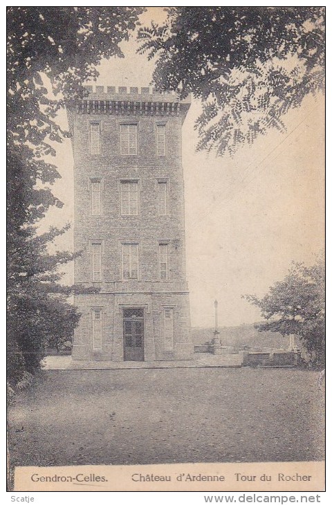 Gendron-Celles    -   Château D'Ardenne   Tour Du Rocher - Celles