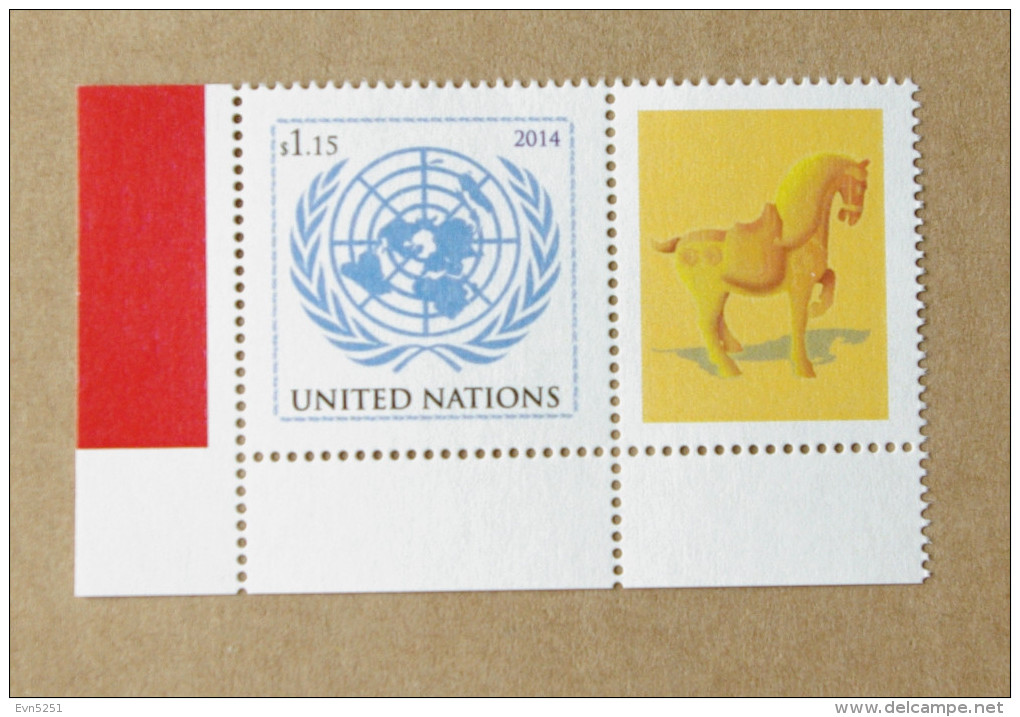 Y2 Nations Unies (New York) : CHINESE LUNAR CALENDAR (Année Du Cheval) - Unused Stamps