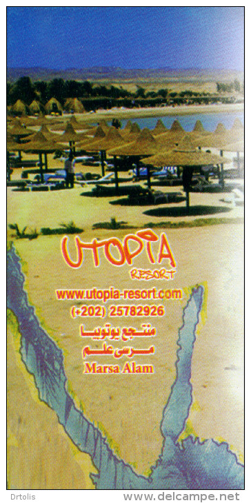 EGYPT / 2013 / TOURISM / UTOPIA RESORT ; MARSA ALAM ( RED SEA ) / FDC - Covers & Documents