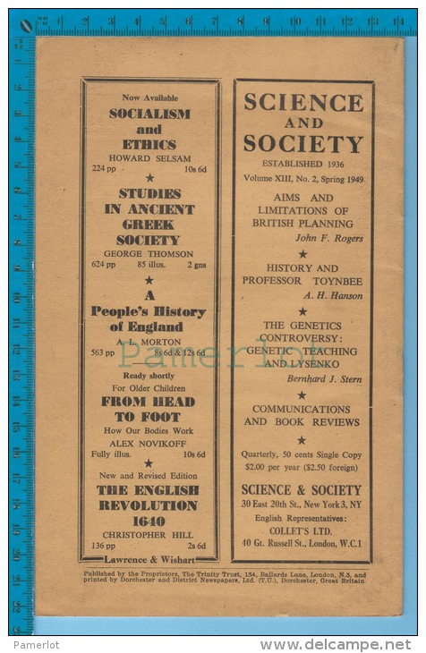 Labour Monthly May 1949 ( Was A Magazine Associated With The Communist Party Of Great Britain) 3 Scan - 1900-1949