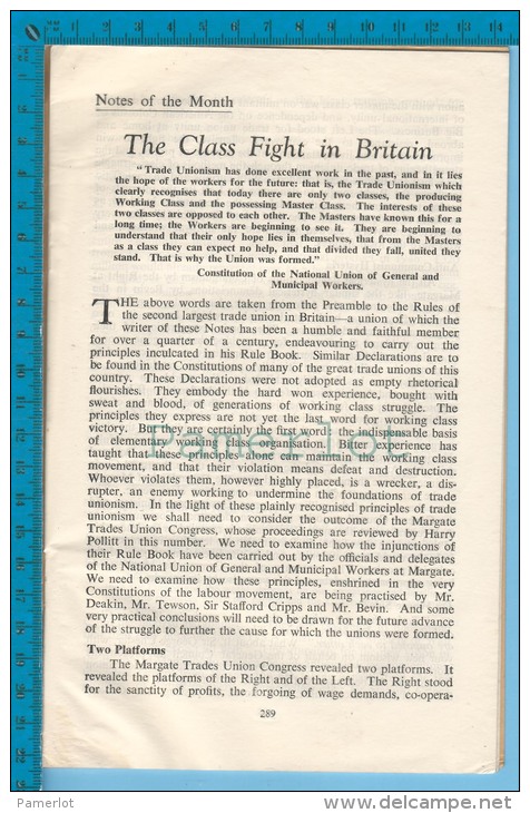 Labour Monthly Oct. 1948 ( Was A Magazine Associated With The Communist Party Of Great Britain) 3 Scan - 1900-1949