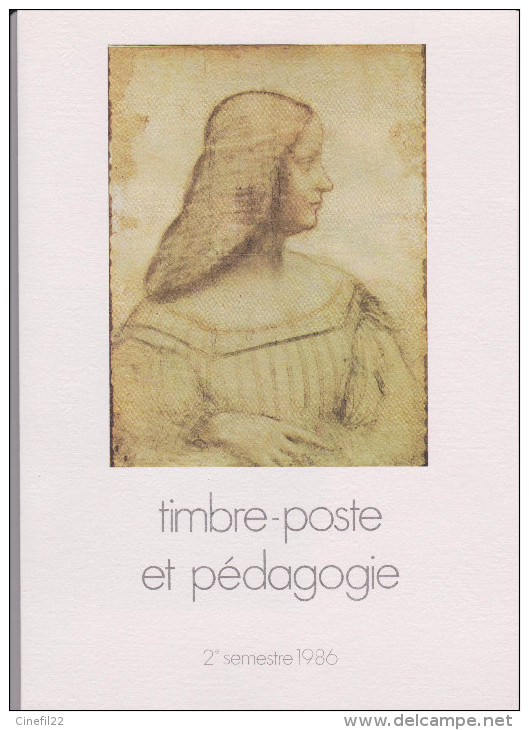 FRANCE, 2 Pochettes SPECIMEN EDUCATION NATIONALE, Année 1986 Complete (sauf BF Cinematheque), 46 Timbres, TRES RARE !!! - Specimen