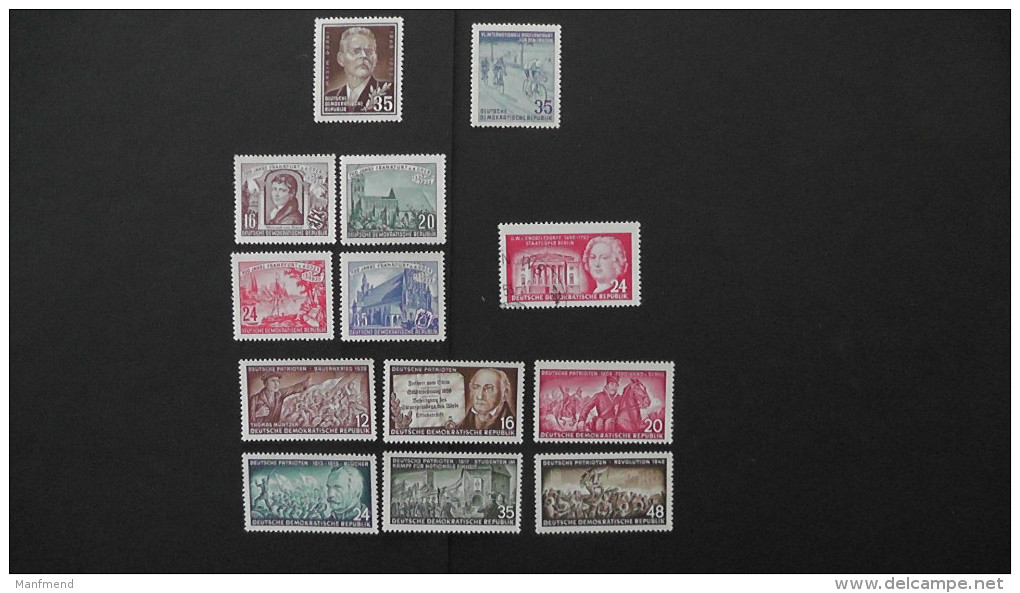 Germany - DDR - 1953 - Mi.Nr.354,356,358-61,398- 403**MNH+ 382 Used - Look Scan - Nuovi