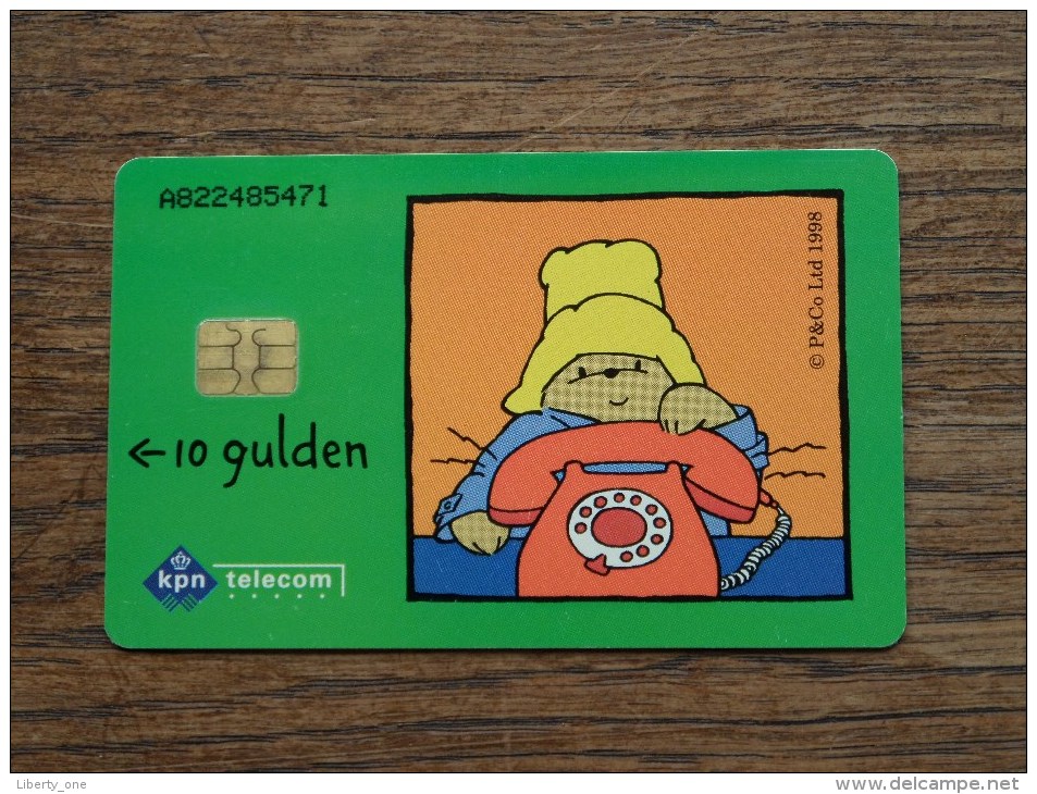 KPN Telecom ( 10 Gulden ) P & Co Ltd 1998 Paddington ! - Cartes GSM, Prépayées Et Recharges