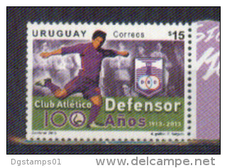 Uruguay 2013 **  Centenario Del Club Atlético Defensor. Futbol - Baloncesto. See Descrip. - Clubs Mythiques