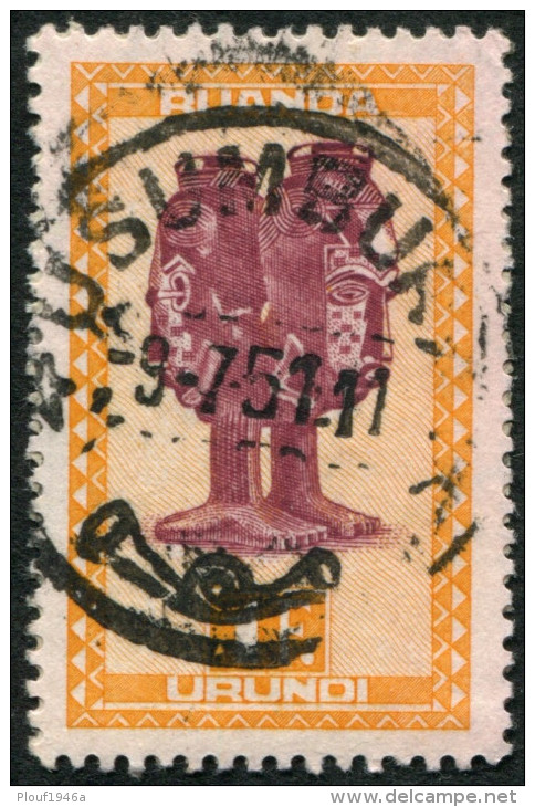 Pays : 411,2 (Ruanda-Urundi : Mandat Des Nations Unies)  Yvert Et Tellier N° :   162 (o) - Used Stamps