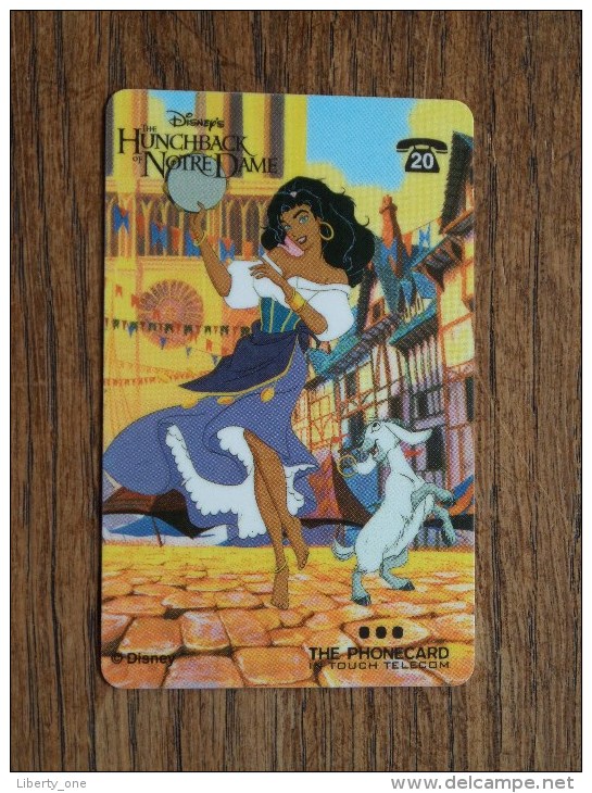 The HUNCHBACK Of NOTRE DAME The Phonecard In Touch Telecom 1998 ( 20 ) Disney! - Cinema