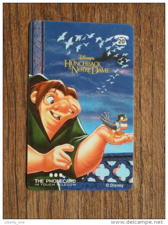 The HUNCHBACK Of NOTRE DAME The Phonecard In Touch Telecom 1998 ( 20 ) Disney! - Cinéma