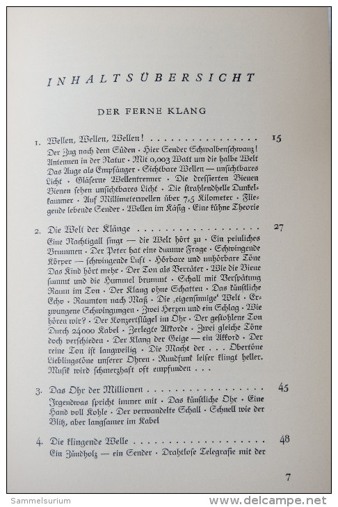 Eduard Rhein "Wunder Der Wellen" Rundfunk Und Fernsehen Dargestellt Für Jedermann, Von 1935 - Technical