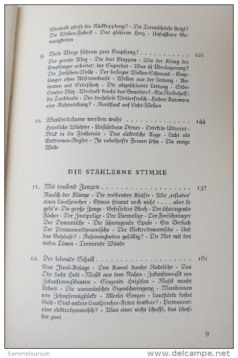 Eduard Rhein "Wunder Der Wellen" Rundfunk Und Fernsehen Dargestellt Für Jedermann, Von 1935 - Technical