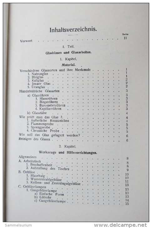 Reinhold Thebis "Glasarbeiten Und Feinmechanik" Herstellung Und Instandsetzuntg Wissenschaftlicher Apparate, Von 1927 - Técnico