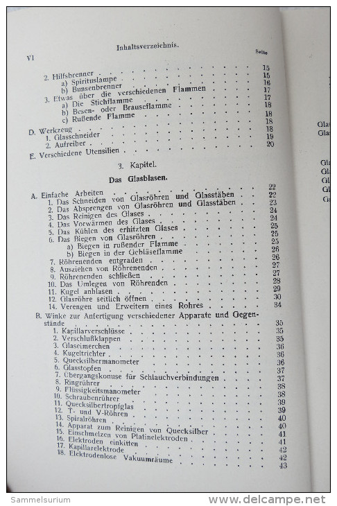 Reinhold Thebis "Glasarbeiten Und Feinmechanik" Herstellung Und Instandsetzuntg Wissenschaftlicher Apparate, Von 1927 - Técnico