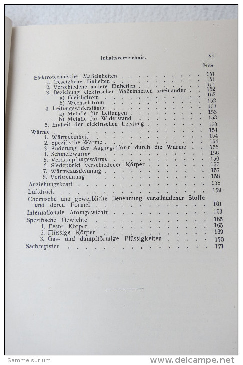 Reinhold Thebis "Glasarbeiten und Feinmechanik" Herstellung und Instandsetzuntg wissenschaftlicher Apparate, von 1927