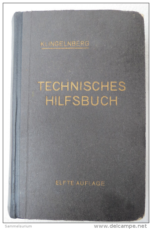 Klingelnberg "Technisches Hilfsbuch" Von 1942 - Técnico