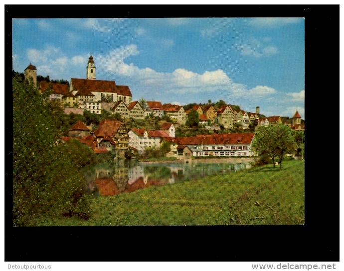 HORB AM NECKAR Schwarzwald Panorama Stadt Dorf  C.1970's - Horb