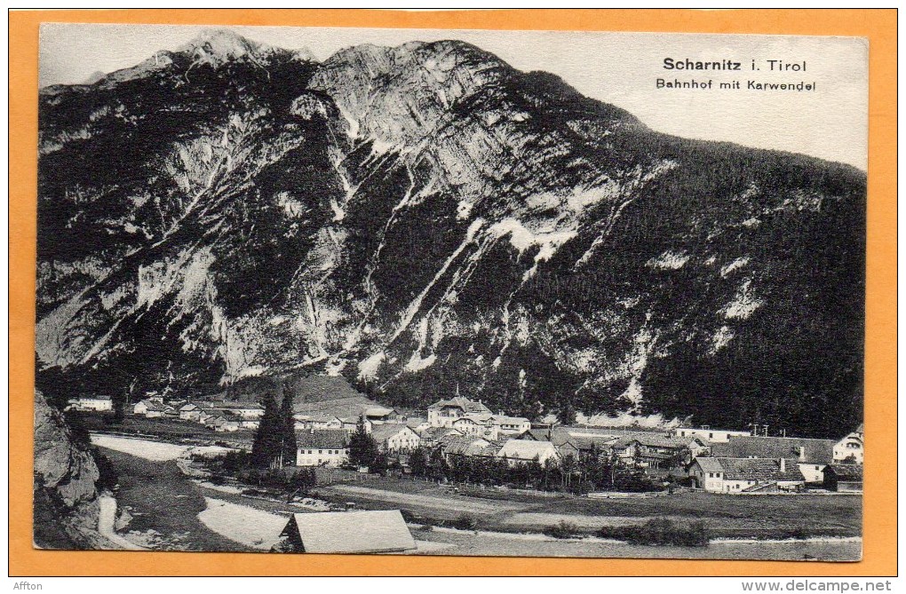 Scharnitz I Tirol Bahnhof 1910 Postcard - Scharnitz