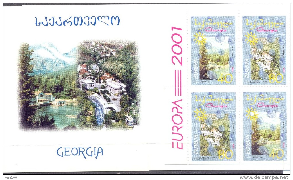 2001. Europa 2001, Booklet, Mint/** - 2001