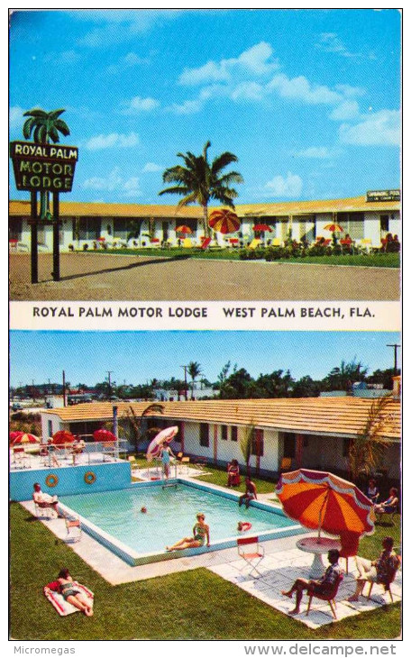 Royal Palm Motor Lodge, West Palm Beach, Florida - Palm Beach