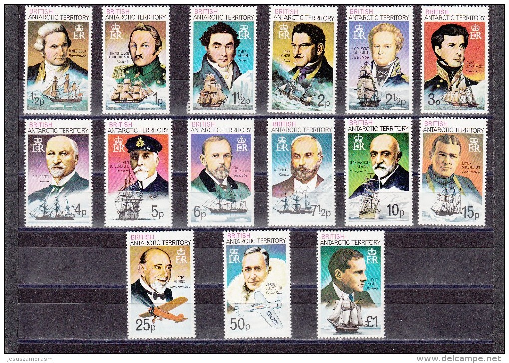 Territorio Antartico Britanico Nº 45 Al 59 - Unused Stamps
