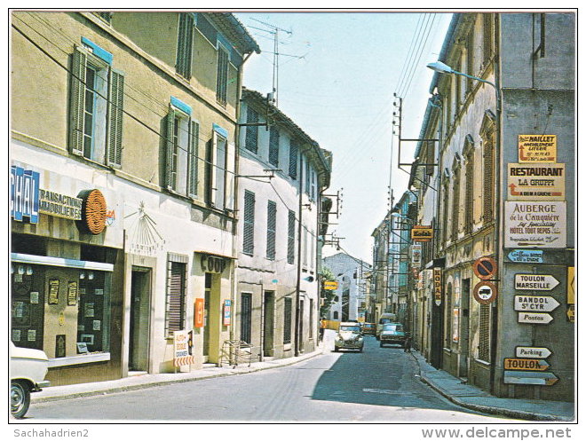 83. Gf. LE BEAUSSET. Les Commerçants Et La Rue Portalis. 8 - Le Beausset