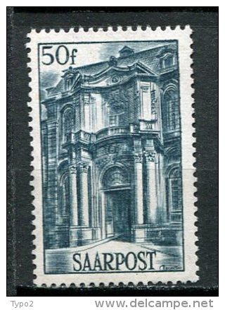 SARRE - Yv. N°  243 (o)  50f   Cote  3,8 Euros  BE - Usati