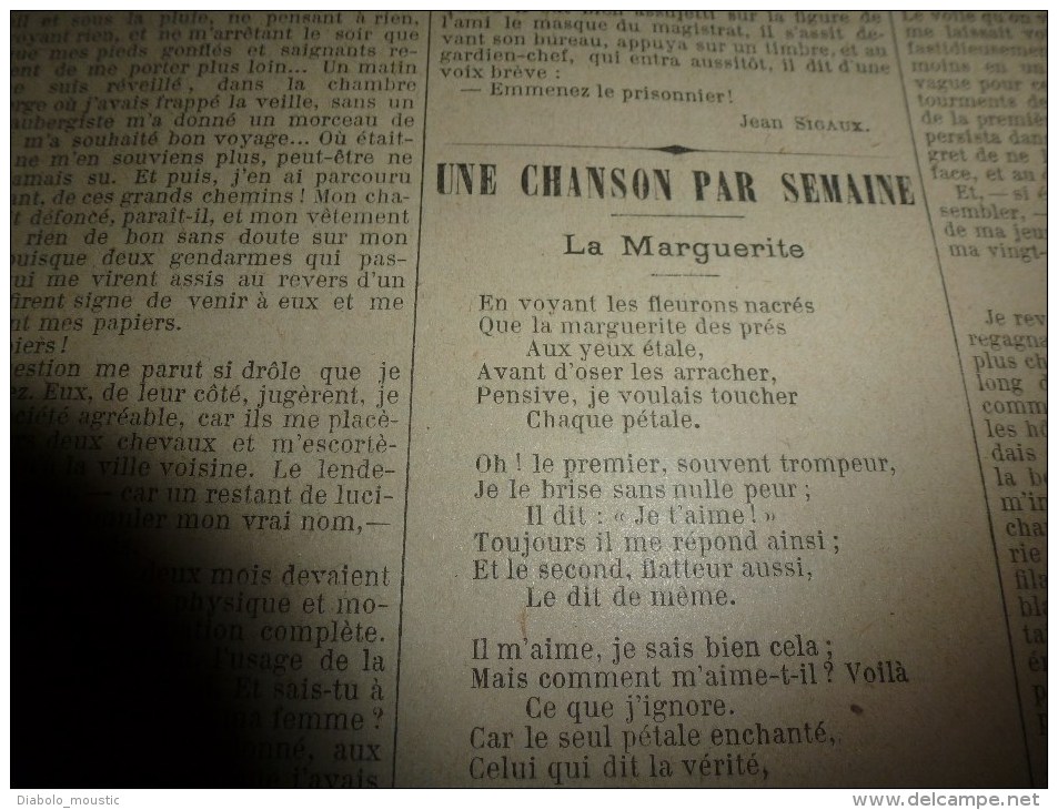 1898 LE PETIT PARISIEN : Contre La Richesse Des USA L 'ESPAGNE à Sa Fierté Et Son Immense Courage; Le Roi Alphonse XIII - Le Petit Parisien