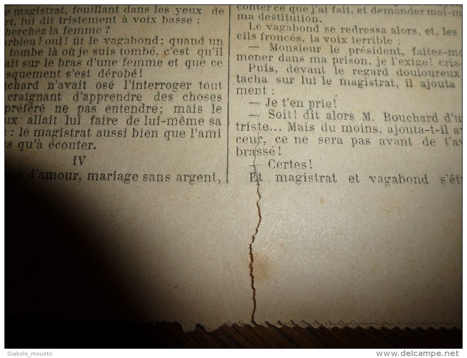 1898 LE PETIT PARISIEN : Contre La Richesse Des USA L 'ESPAGNE à Sa Fierté Et Son Immense Courage; Le Roi Alphonse XIII - Le Petit Parisien