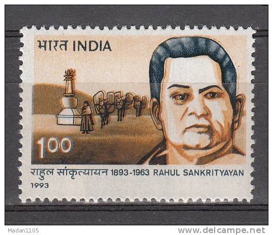 INDIA, 1993, Birth Centenary Of Rahul Sankrityayan, Traveller And Man Of Letters,  MNH, (**) - Neufs