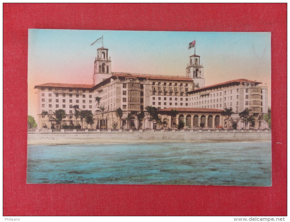 Florida> Palm Beach  The Breakers  Hand Colored   Ref 1381 - Palm Beach