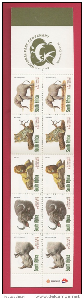SOUTH AFRICA, 1998, MNH,  Booklet 42, Big 5 Lioness, F3797 - Cuadernillos
