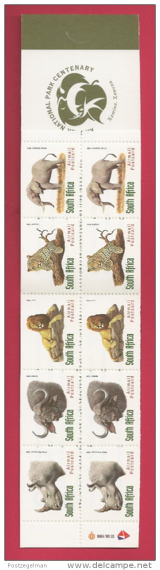 SOUTH AFRICA, 1998, MNH,  Booklet 42, Big 5 Lioness, F3797 - Markenheftchen