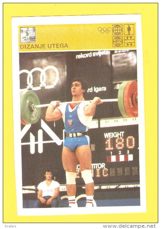 Svijet Sporta Card - Weightlifting   86 - Halterofilia