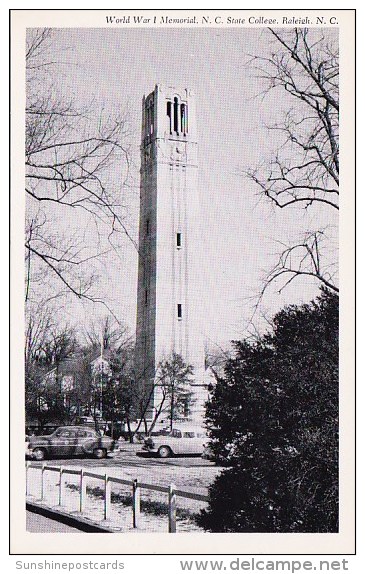 World War I Memorial North Carolina State College Raleigh North Carolina - Raleigh