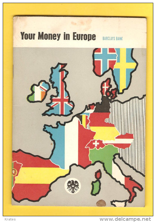 Old Travel Guide - Your Money In Europe 1965 - Sonstige & Ohne Zuordnung