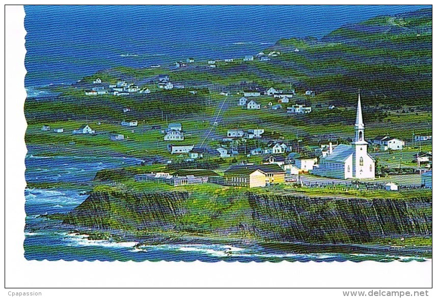 Carte Postale Postcard-- Village De GRANDE VALLEE GASPESIE NORD QUEBEC CANADA - Gaspé
