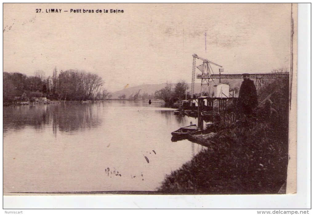 Limay.. Le Petit Bras De La Seine.. Barque - Limay