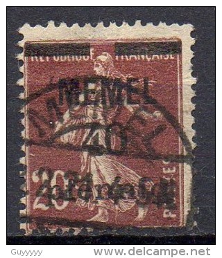 Memel - Memelgebiet - 1920/21 - Yvert N° 22 - Ungebraucht