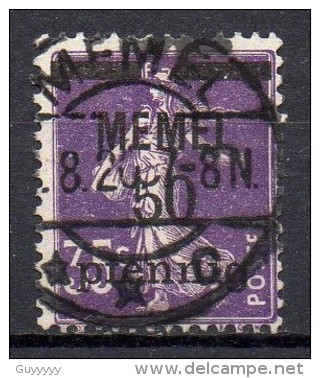 Memel - Memelgebiet - 1920/21 - Yvert N° 23 - Ongebruikt